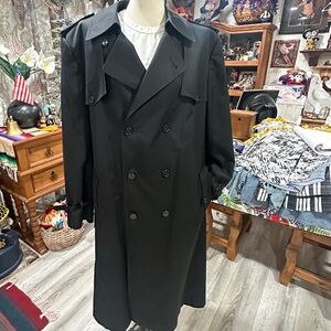 Dior Men's Elegant Black Trench Coat